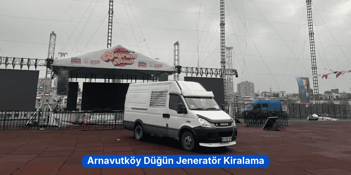 Arnavutköy Düğün Jeneratör Kiralama